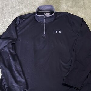 Under Armour Men's Black Performance Jacket with Gray Trim